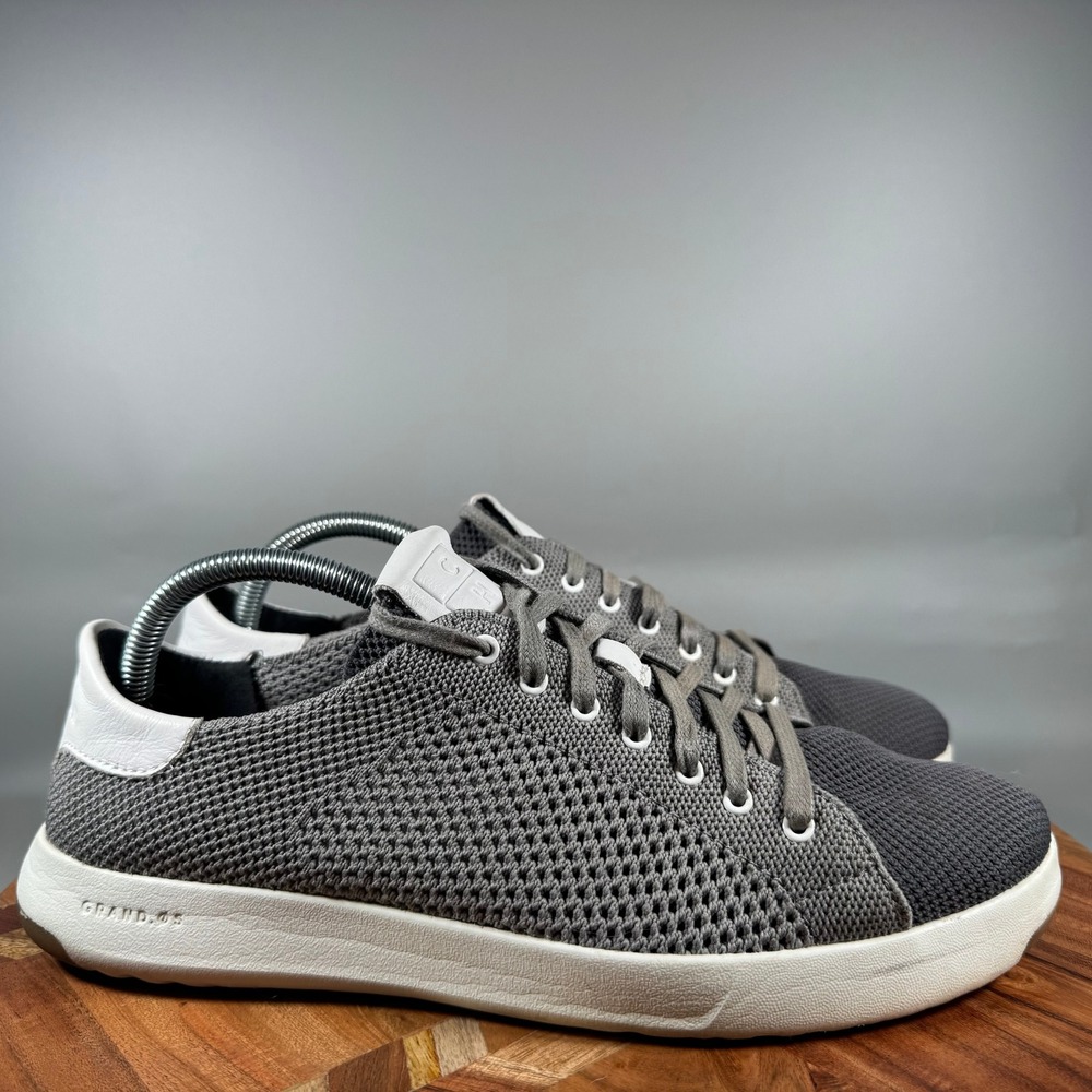 Cole Haan Generation ZERØGRAND Stitchlite Knit Gray Sneakers C26625 Mens 9M